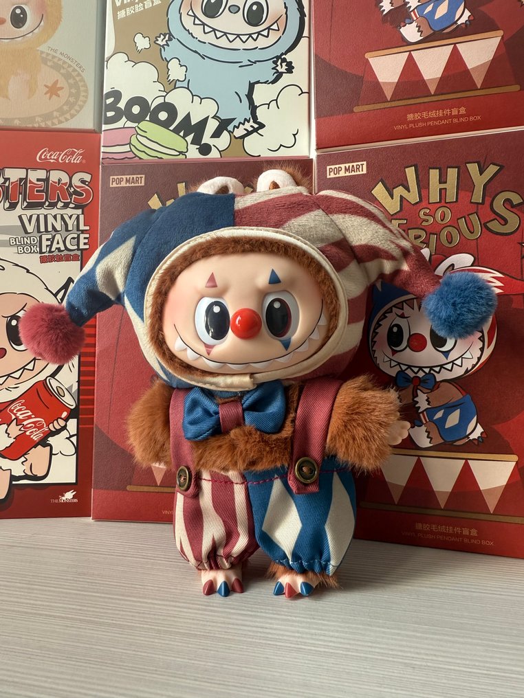 Pop Mart  - Nukke Lotto Labubu – 6 Box Sigillate + Juggling Clown | Con scontrini in foto - 2020- #1.0
