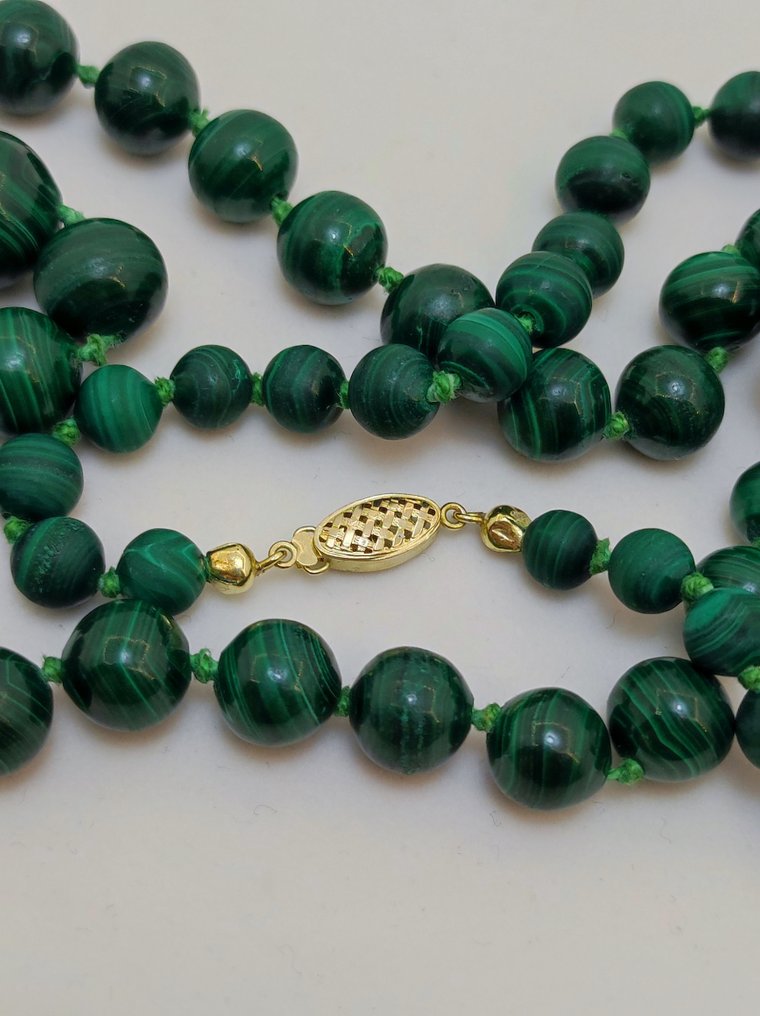 没有保留价 - 链 - 14K包金 黄金 - 关闭玛瑙球 #1.0