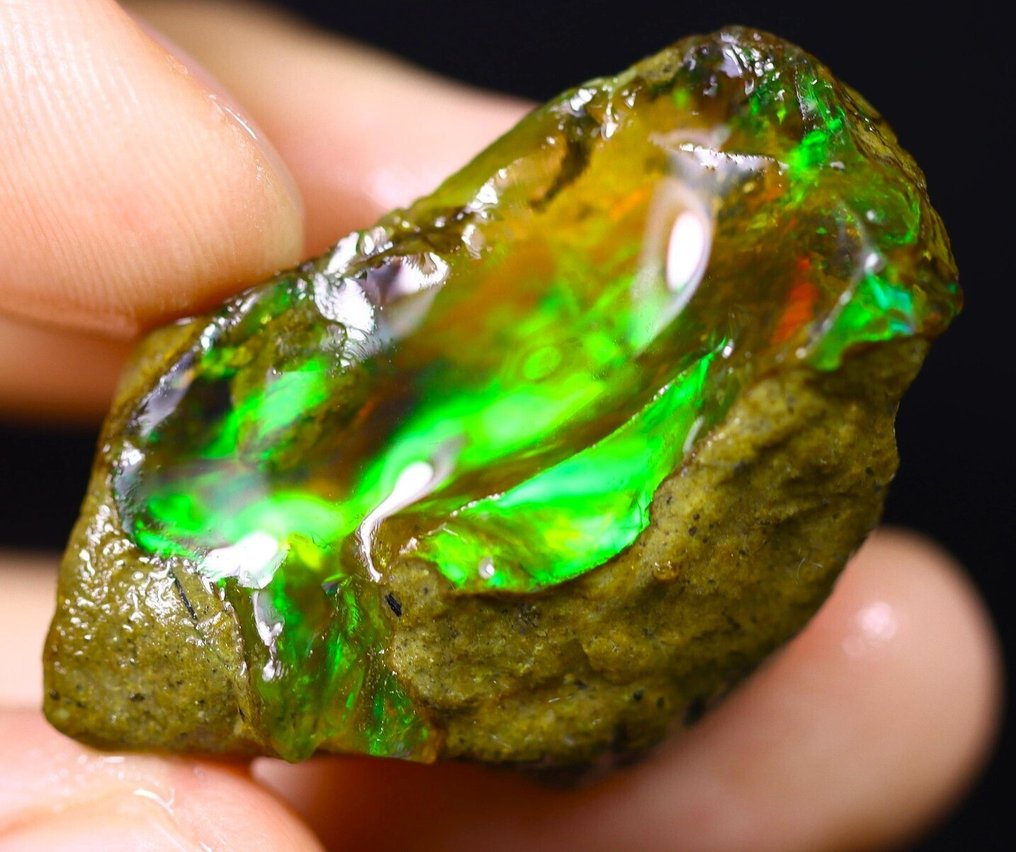 35,8 cts - Wunderbarer natürlicher Kristall-Opal Rohversion - Sieh dir das Video an!- 7.16 g #3.2