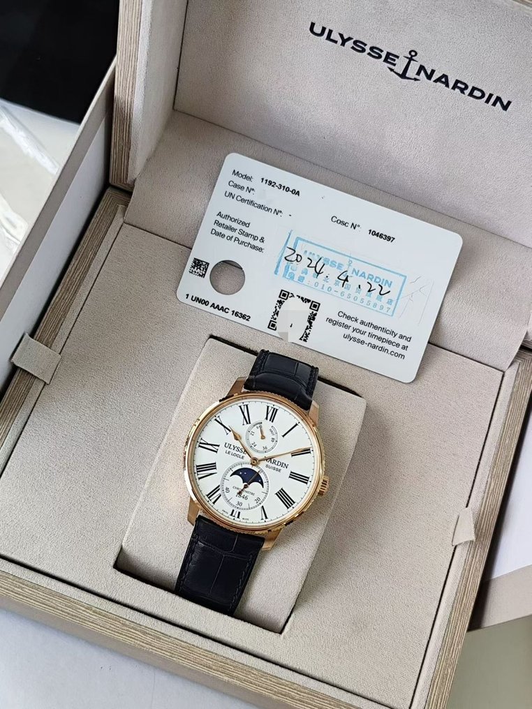 Ulysse Nardin - Marine Torpilleur Moonphase - 1192-310-0A/1A - Herren - 2024 #1.0