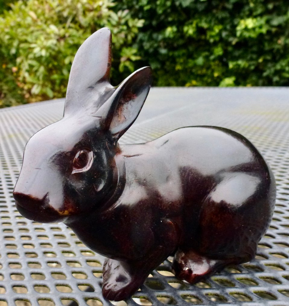 雕塑, Konijn - 13 cm - 铜绿青铜 #1.0