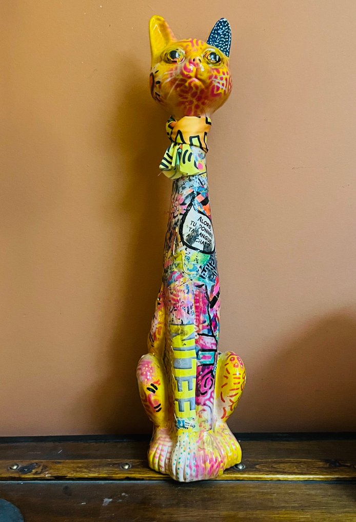 Art'mony - Sculpture chat pop art love #1.0