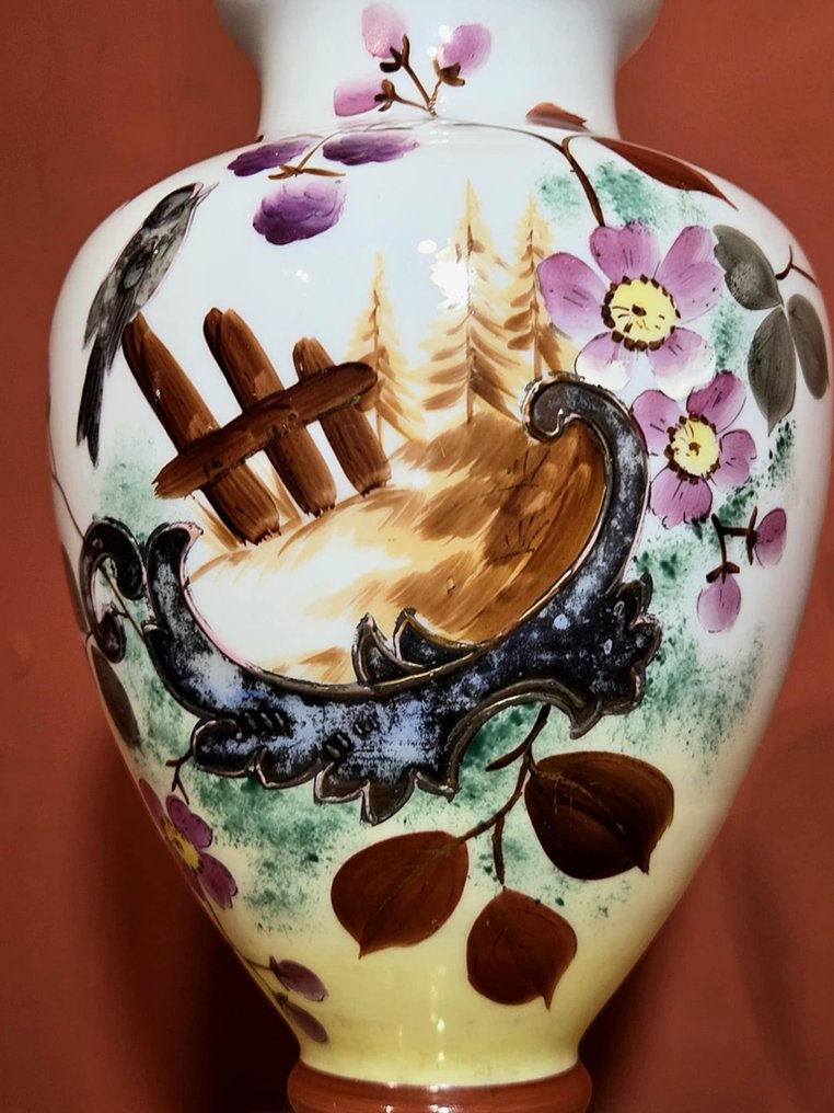 Vaso di fiori - opalino - Vaso opaline #1.0