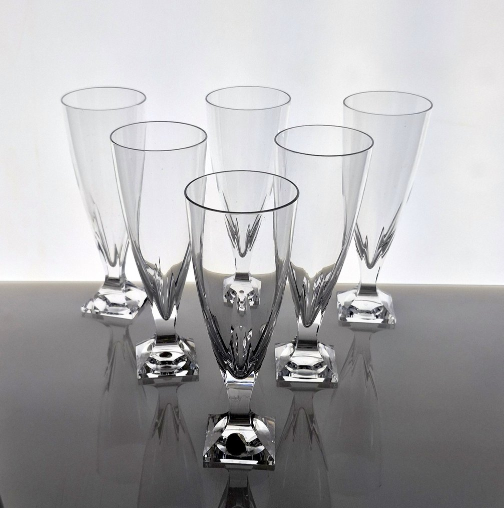 Peill und Putzler - Wilhelm Wagenfeld - Drinking service (36) - Model 'Karat' - Crystal #3.2
