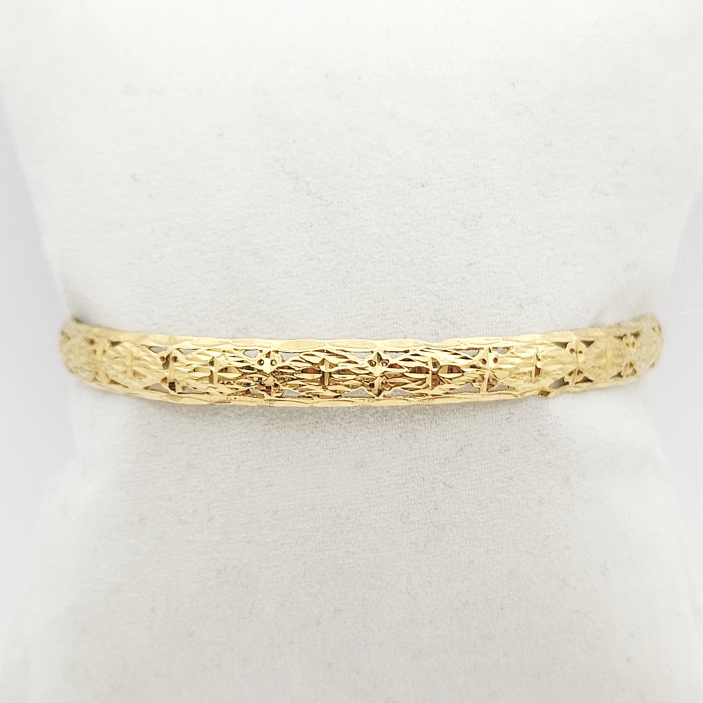 手镯 - 18K包金 黄金 #1.0