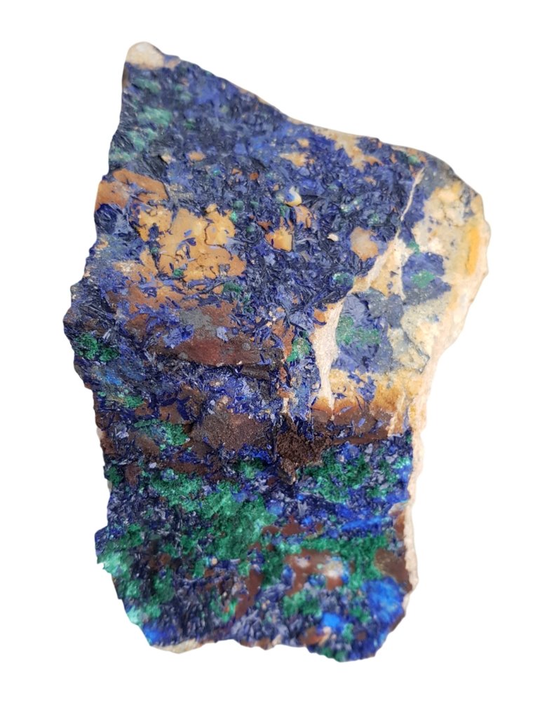Azurite - Malachite - Cap Garonne - 17 cms- 1 kg #1.0