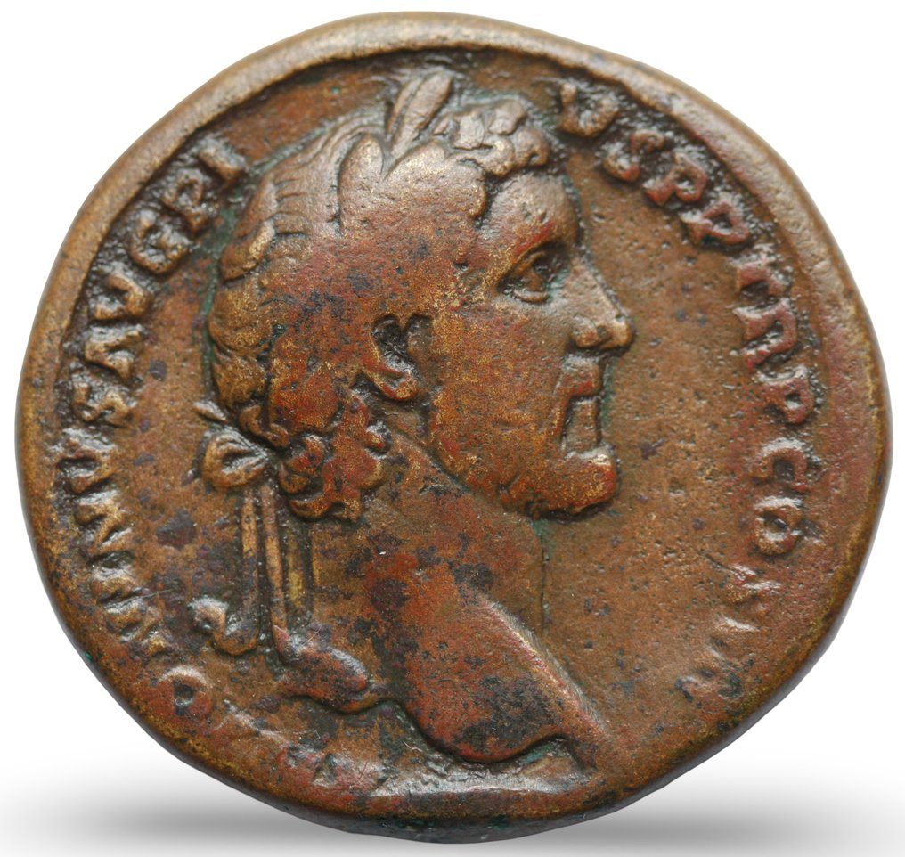 Római Birodalom. Antoninus Pius (AD 138-161). Sestertius 140/4 AD SALVS AVG 30.57 g (Nincs minimálár) #1.0