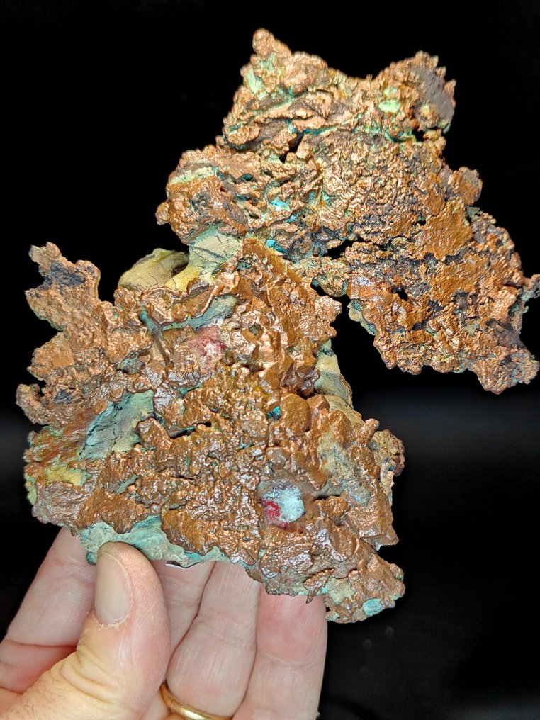 Native copper 矩陣晶體 - 高度: 12 cm - 闊度: 8 cm- 753 g #2.1