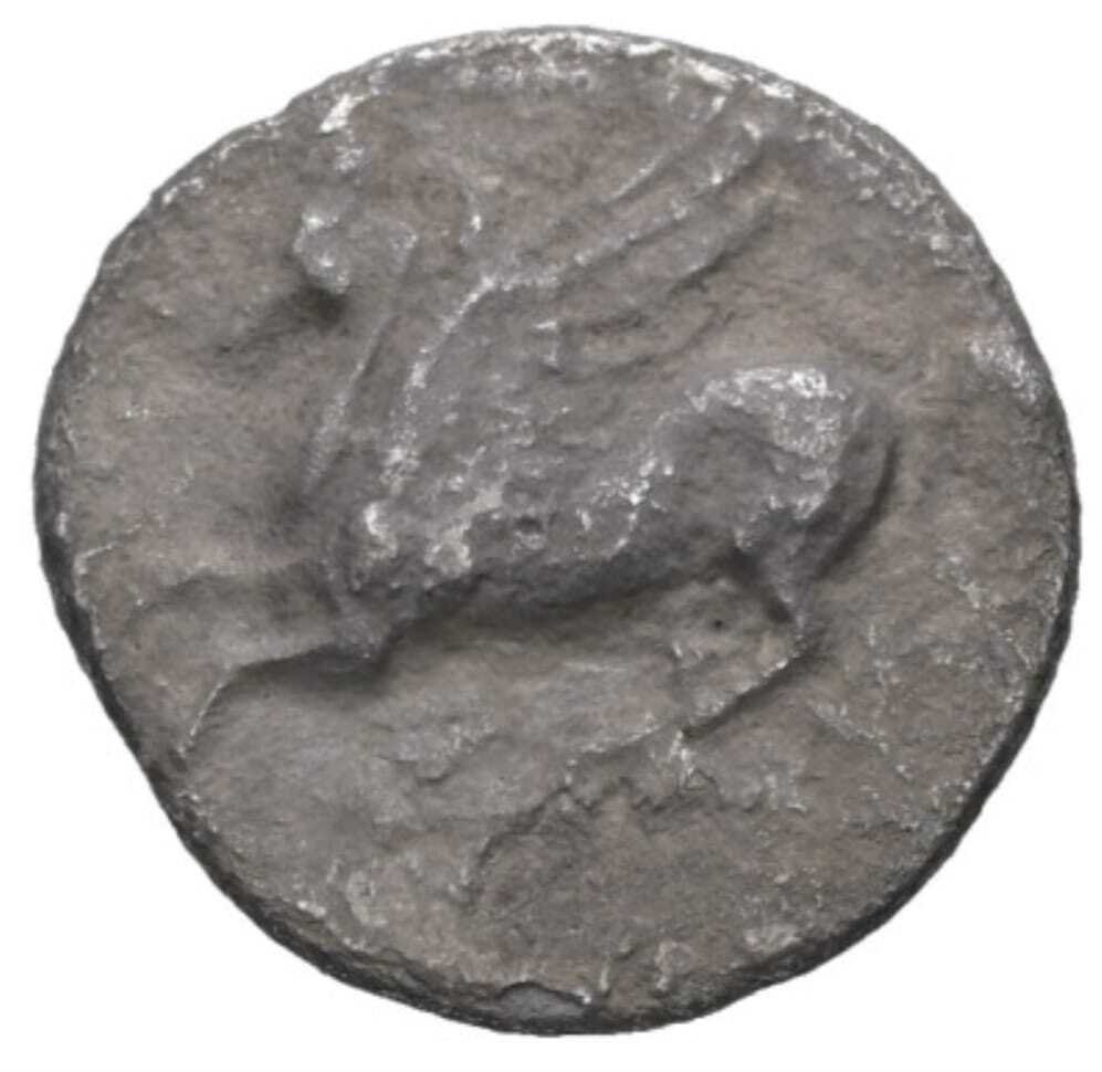 Corinthia, Corint Drachm c. 355 - 294 a.C.  (Fără preț de rezervă) #1.0