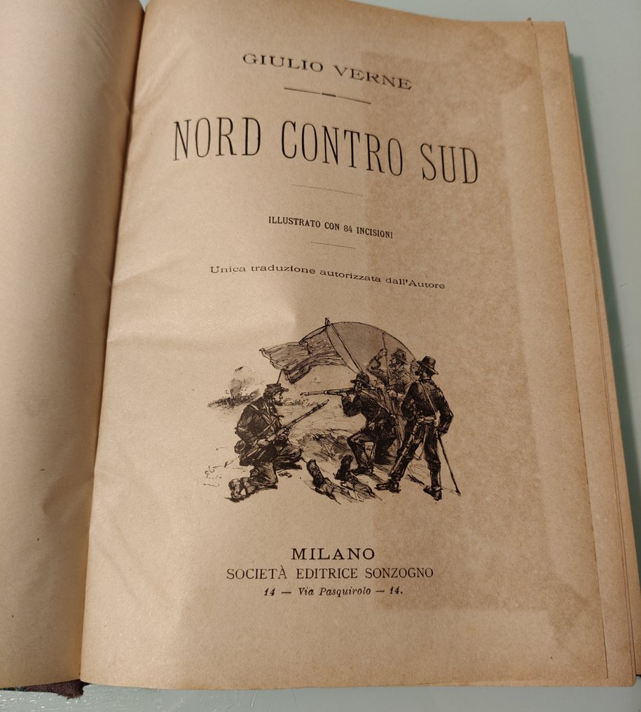 Giulio Verne - Nord contro sud - 1901 #1.0