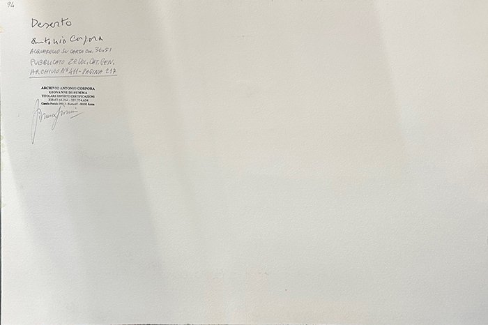 Antonio Corpora (1909-2004) - Deserto #3.2