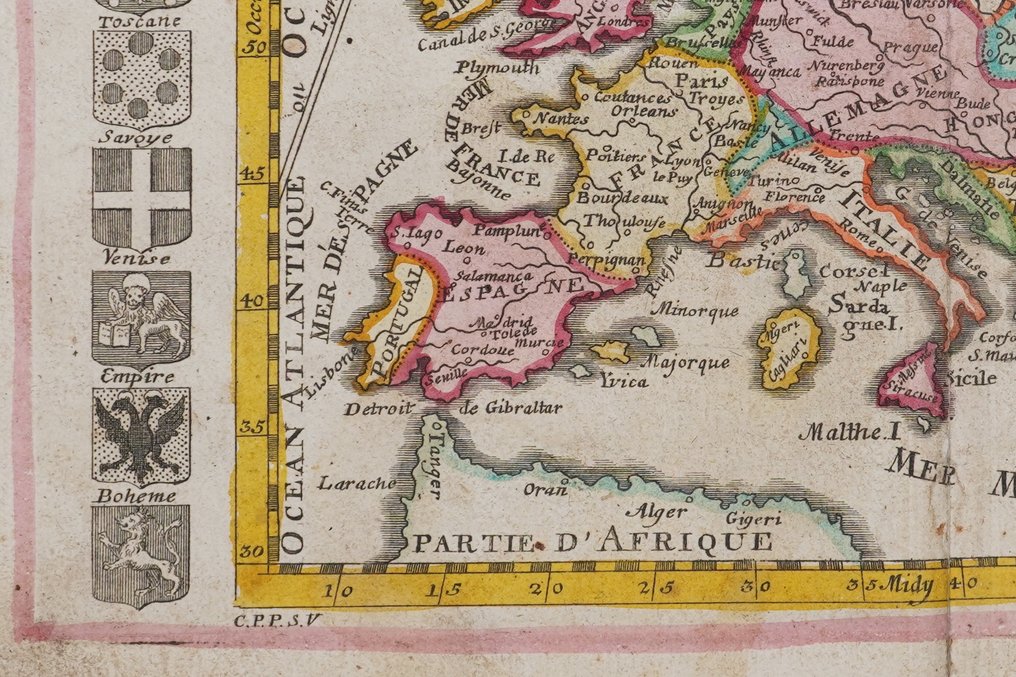 Europe - -; Elias Baeck - L'Europe - 1721-1750 #4.3