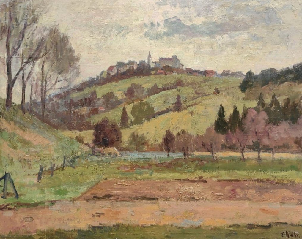 Ernst Müller-Göls (1902–2001) - Landschaft - NO RESERVE #1.0