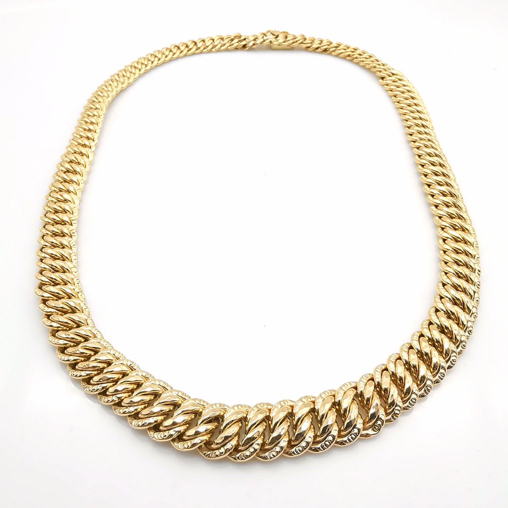 项链 - 18K包金 黄金 - 美国的Maille #1.0