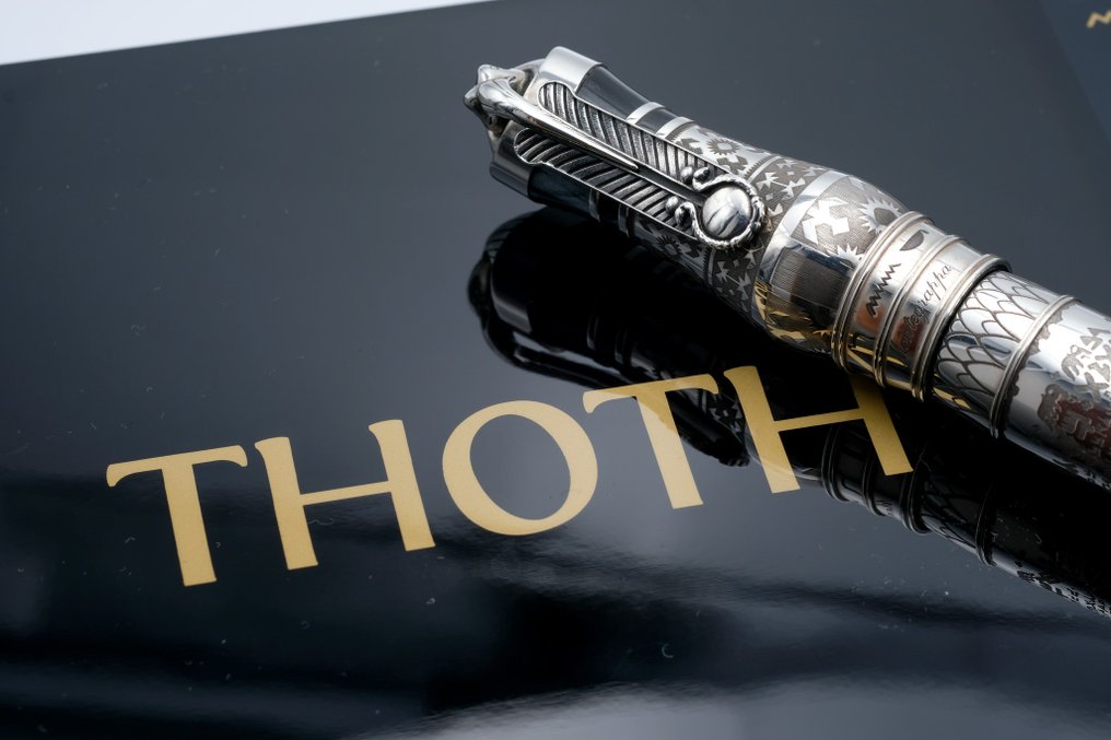Montegrappa - Thoth - 18K Gold Nib - (Limited Edition/365) (ISTHN_SC) - Pluma estilográfica #4.3