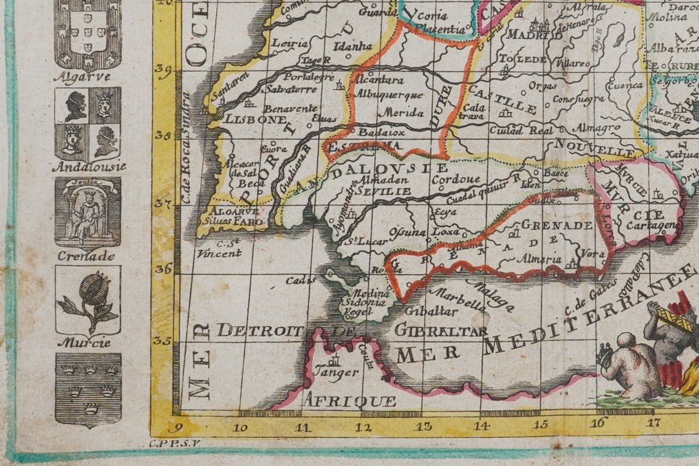 Spagna - {; Elias Baeck - Espagne - 1721-1750 #3.2