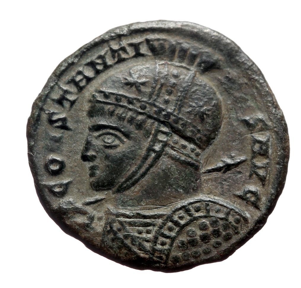 Roman Empire. Constantine I (AD 306-337). Follis Siscia - VICTORIAE LAETAE PRINC PERP  (No reserve price) #1.0