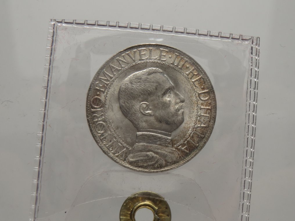 Ιταλία, Βασίλειο 1 Lira 1912 "Quadriga Veloce" #2.1