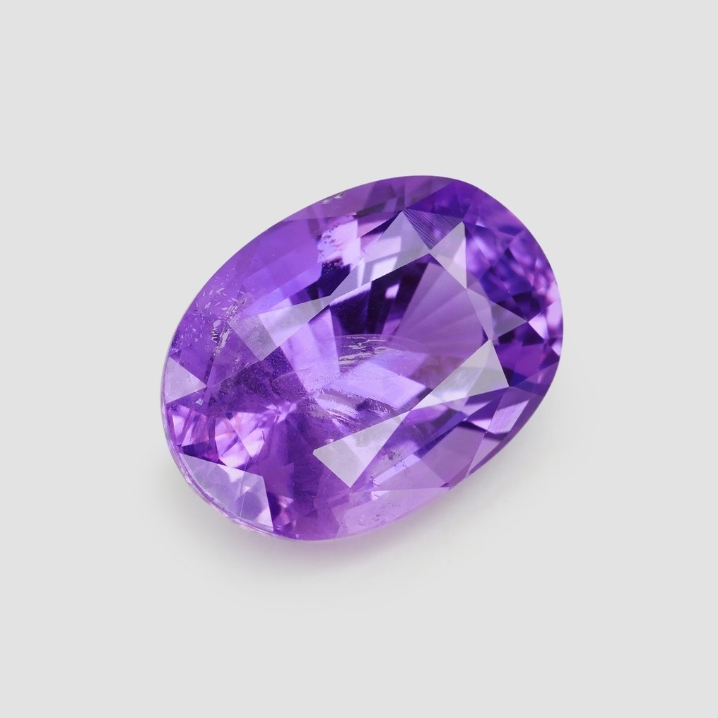 1 pcs  紫羅蘭色 藍寶石  - 3.06 ct - Bellerophon Gemlab - Ceylon（斯里兰卡） #1.0