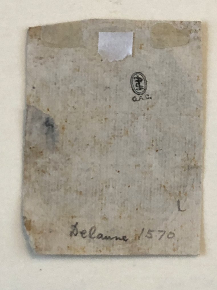 Etienne Delaune (1518–1583) - Twee zittende nimfen, omgeven door dieren en bloemranken #1.0