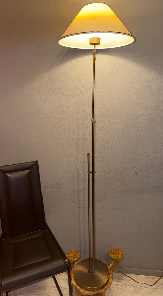 Steinhauer - Φωτιστικό δαπέδου - Ορείχαλκος, Textile - Ένα μεγάλο δαπέδου φωτιστικό 165cm #2.1