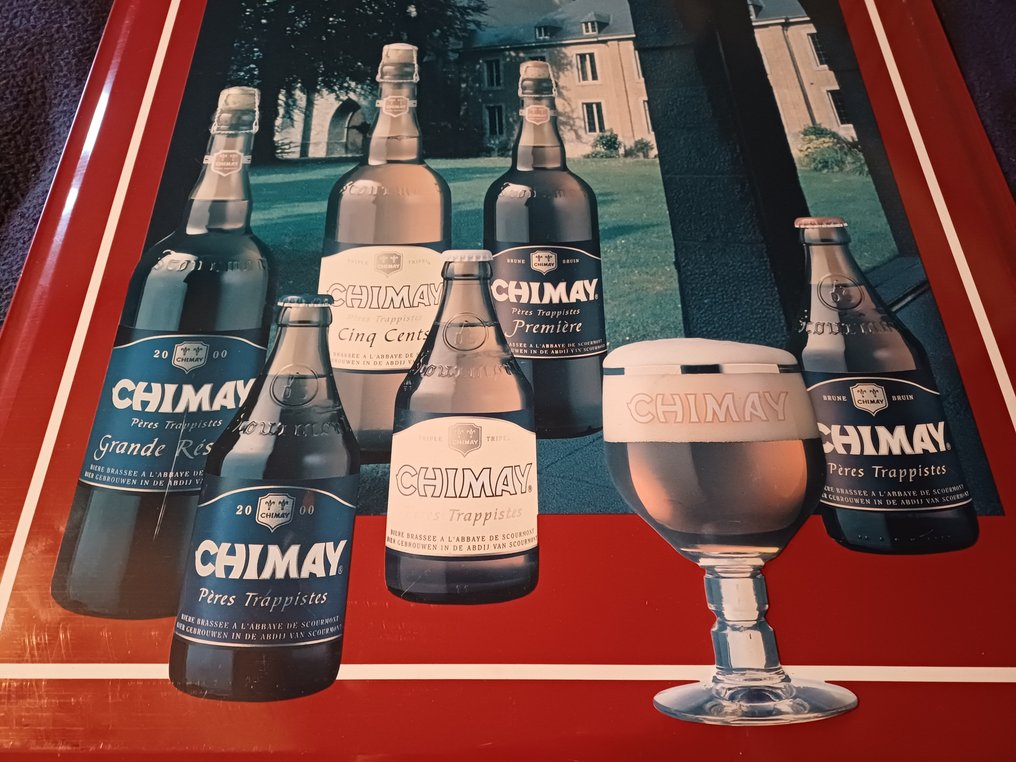 Amstel bier - Tappist Chimay - Πινακίδα (2) - Σίδερο #3.2
