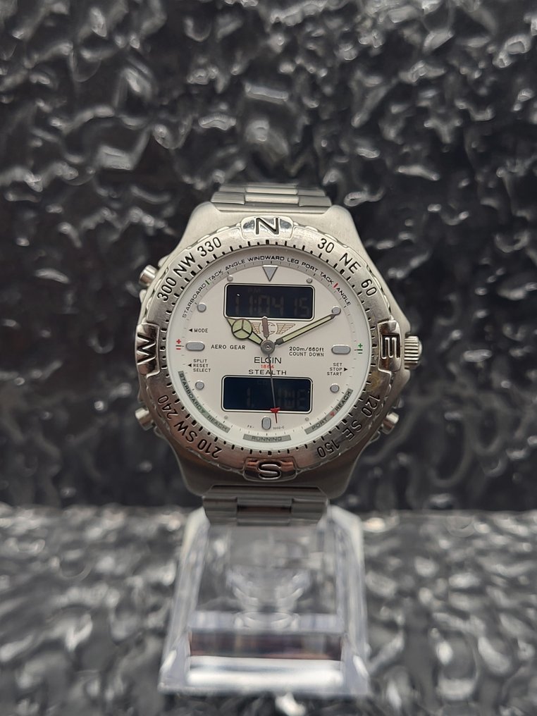 Elgin Watch Company - Stealth Air Force - Nincs minimálár - FK-1002-C - Férfi - 1990-1999 #2.1