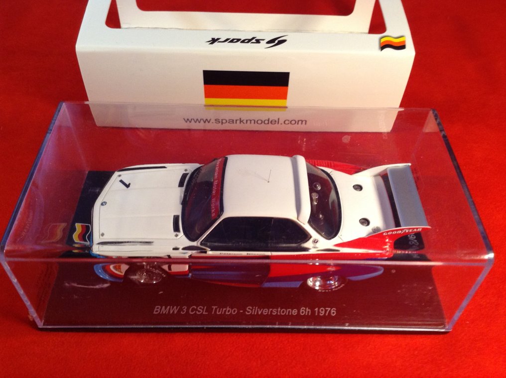 Spark 1:43 - Αγωνιστικό αυτοκίνητο μοντελισμού - ref. #SG376 B.M.W.3.5 CSL Turbo Gr5 BMW Teamworks 6h Silverstone 1976 #1 Peterson/Nilsson - Εξαιρετική ποιότητα - Περιορισμένης έκδοσης - Δύσκολα βρίσκονται σήμερα - Γερμανική σειρά αριθμημένη #2.1