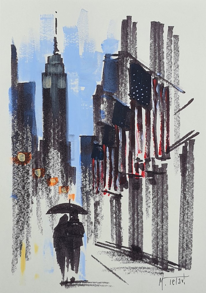 Michele Telari - Street of NewYork - sketch #1.0