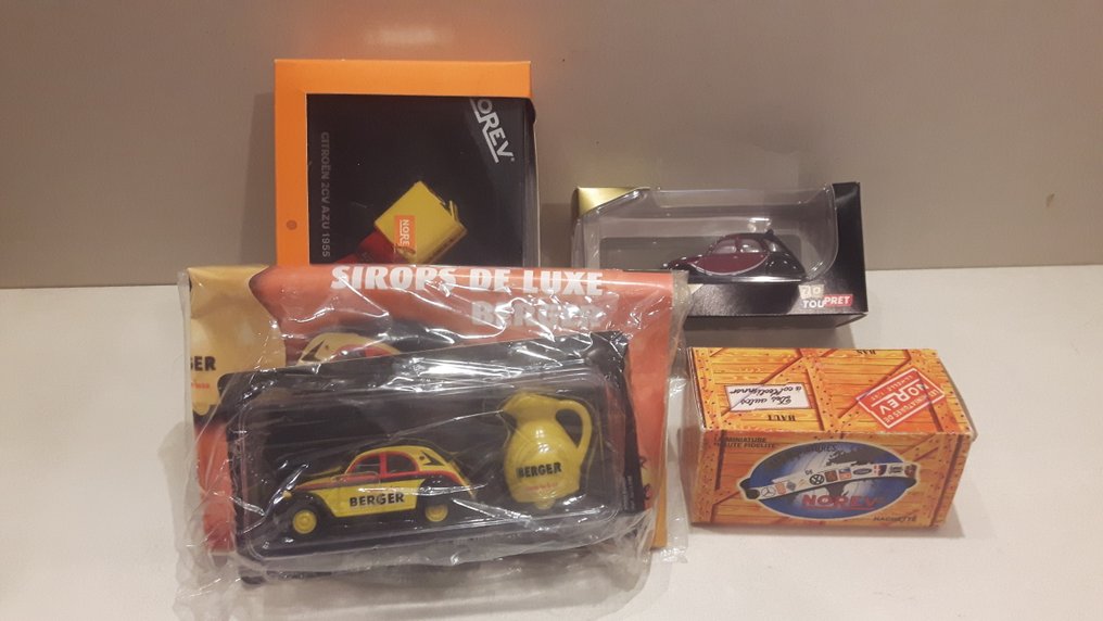 Norev, Solido 1:43 - Modellino di auto (4) - Citroën 2CV #1.0