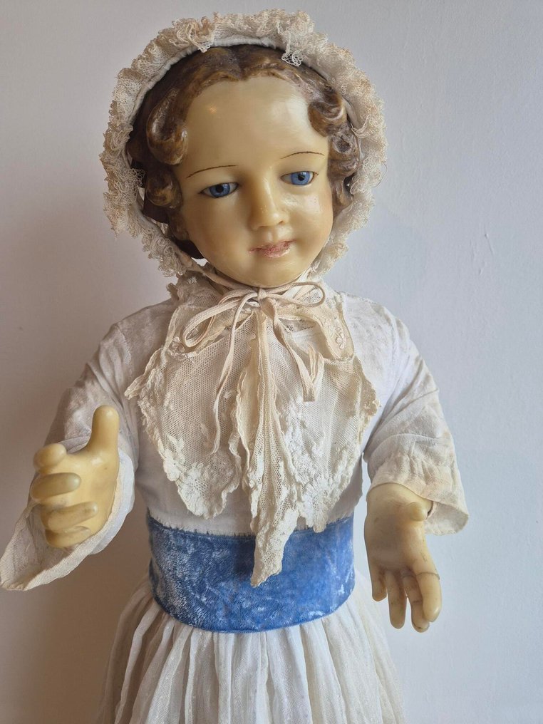 Onbekend - 娃娃 Meisje met uitgestrekte handjes (1880) - 1850-1900 - 德国 #4.3