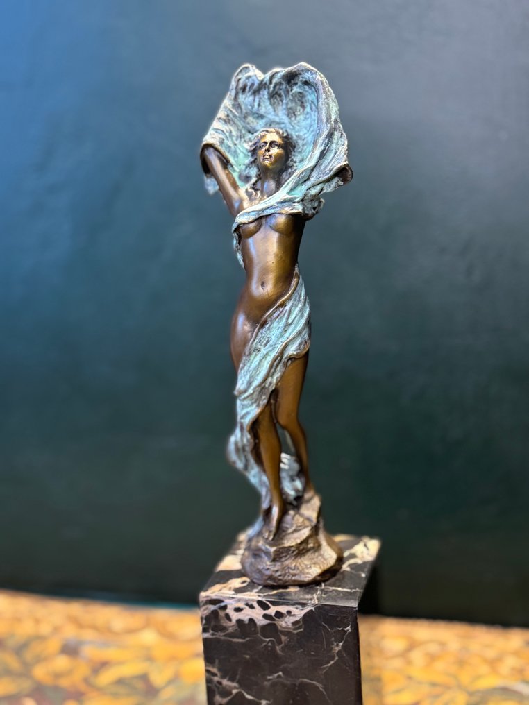 Milo (1910-1978) - 雕刻, Danseres - 35.5 cm - 青銅色, 大理石 #1.0