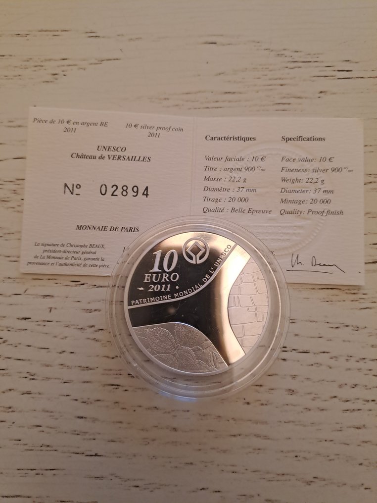 Frankrijk. 10 Euro 2009/2020 (3 monnaies) Proof (Zonder minimumprijs) #2.1
