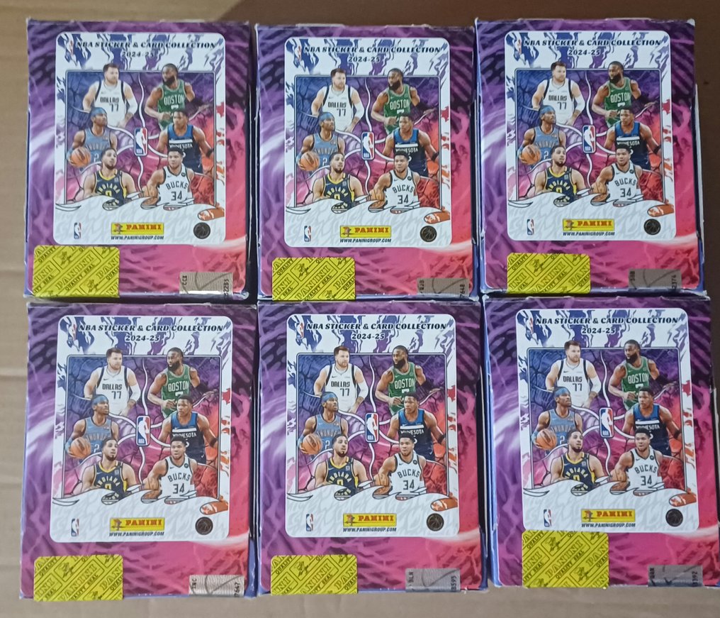 2024/25 Panini NBA Sticker & Card Collection Luka Doncic Panini NBA Sticker & Card Collection 2024/25 (6 x Box + 3 x Album) Embalaje original, Sealed box Sealed box - Impecable (I) #2.1