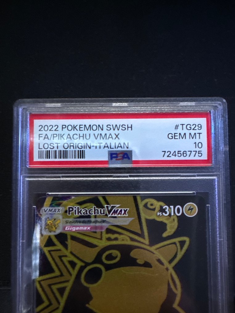 Pokémon - 1 Graded card - Pikachu VMAX Teljes művészet, Fólia, Alternatív művészet - PSA 10 - Sword & Shield - Lost Origin #2.1