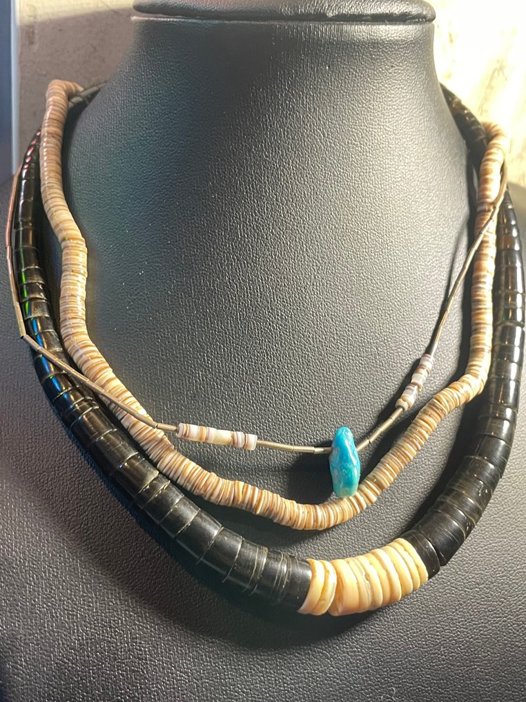 頸鏈 - 美國 Heishi 珊瑚牡蛎壳 #3.2