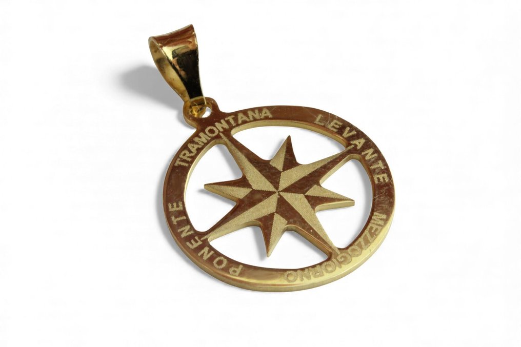 Nincs minimálár - Függő - 18 kt. Sárga arany #4.3