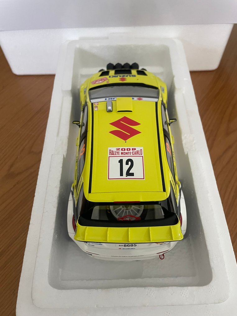 Otto Mobile 1:18 - Modellbil - Suzuki SX4 WRC Rally Monte Carlo 2008 #12 Andersson #3.2