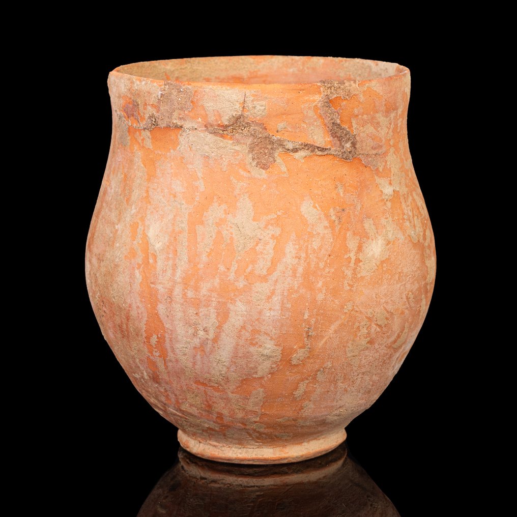 Αρχαία Ρωμαϊκή Τερακότα σφαιρικό βάζο (χωρίς τιμή ασφαλείας) #2.1