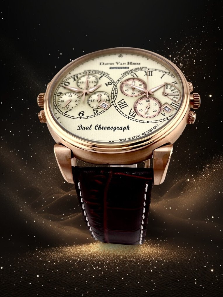 DAVID VAN HEIM - Dual Time Chronographe - Senza prezzo di riserva - VH-41 - Uomo - 2020+ #1.0