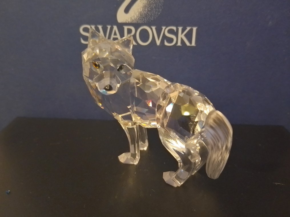 Swarovski - Figurine - Wolf - 207549 - Box + Certificate - Crystal #1.0