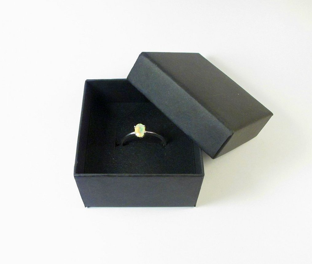 Αιθιοπικός όπαλ / Welo-όπαλ Δαχτυλίδι / νέο- 1.12 g - (1) #4.3