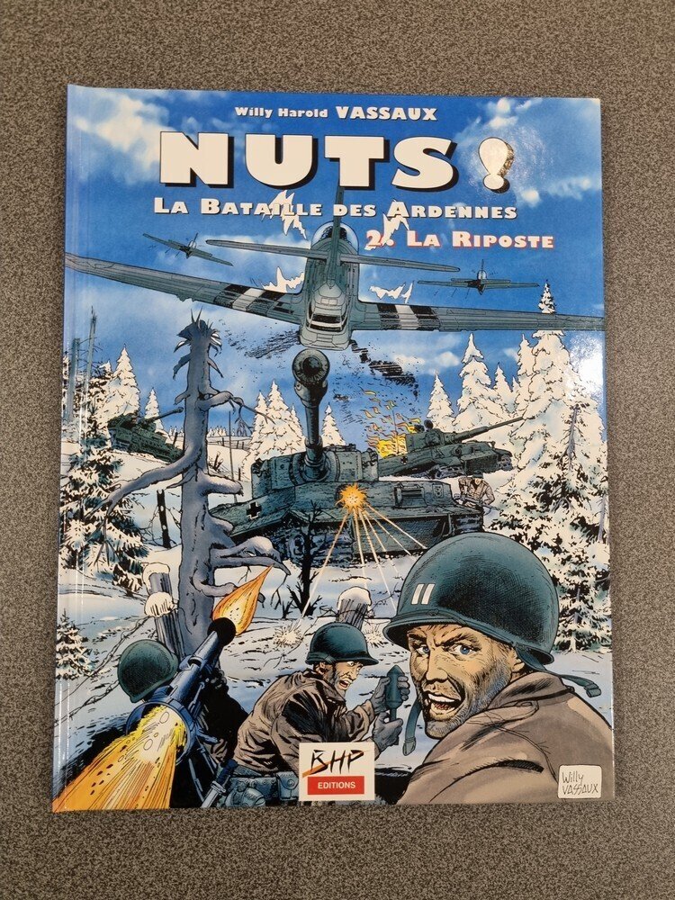 Nuts, la bataille des Ardennes T2 + dédicace + portfolio - C - 1 Album - 再版 - 1998 #1.0