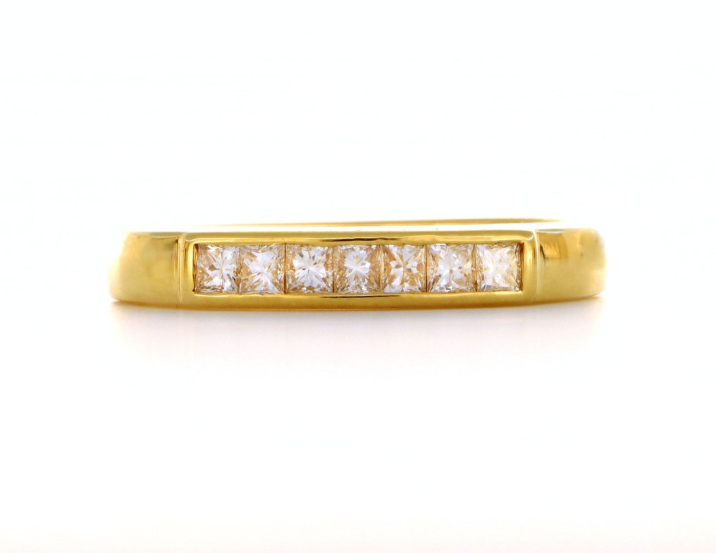 Ei pohjahintaa - Sormus - 18 kt. Keltakulta - 0.49ct. tw. Timantti (Luonnollinen) #1.0