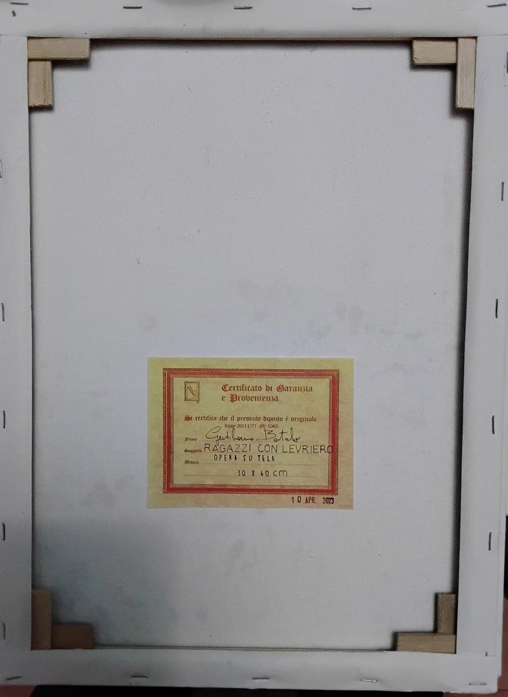 Bartolo Gentiluomo (1973) - Ragazzi con levriero #3.2