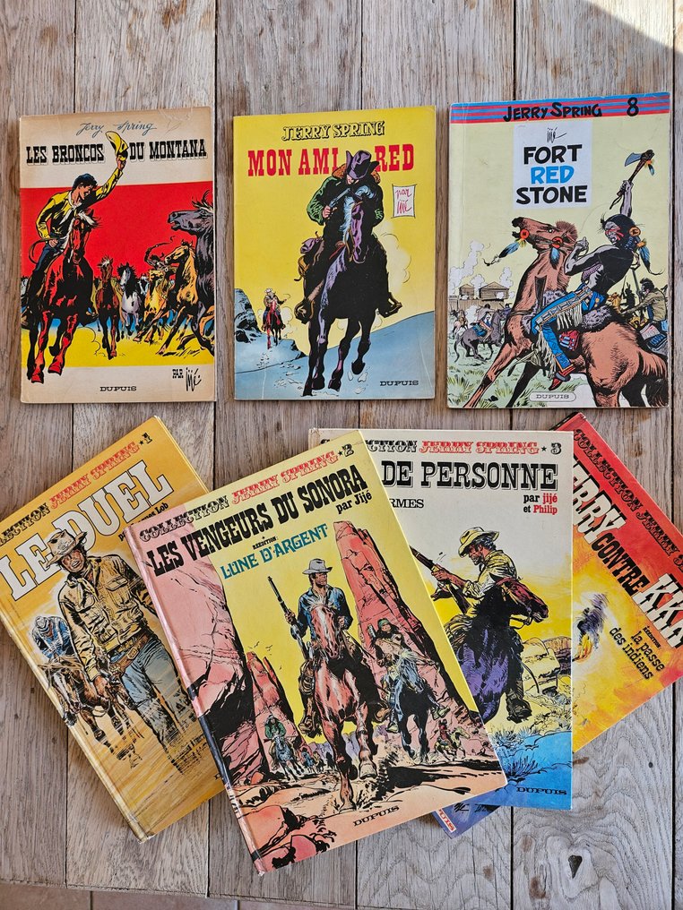 Jerry Spring - 4x C + 3x B - 7 Album - EO - 1969/1975 #1.0