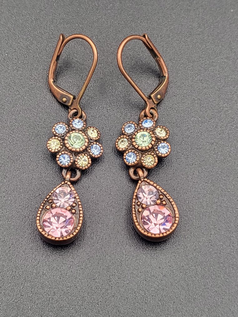 装饰饰品 - Joan Rivers – Coffret Bijoux Émaillé + Broche et Boucles d’Oreilles Multicolores – #3.2