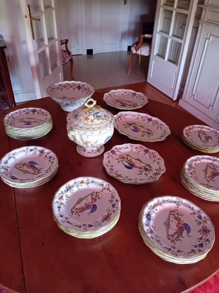 Σερβίτσιο τραπεζιού (38) - Creamware - υπηρεσία στη Moustiers #1.0