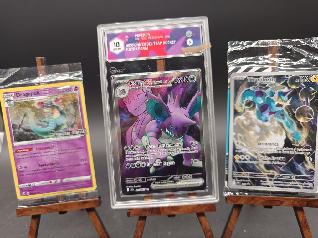 Pokémon - 3 Graded card - Nidoking 3 Limited edition - Graad 10 - Black & White - Black and White Base Set - Graded card with graded signature #2.1