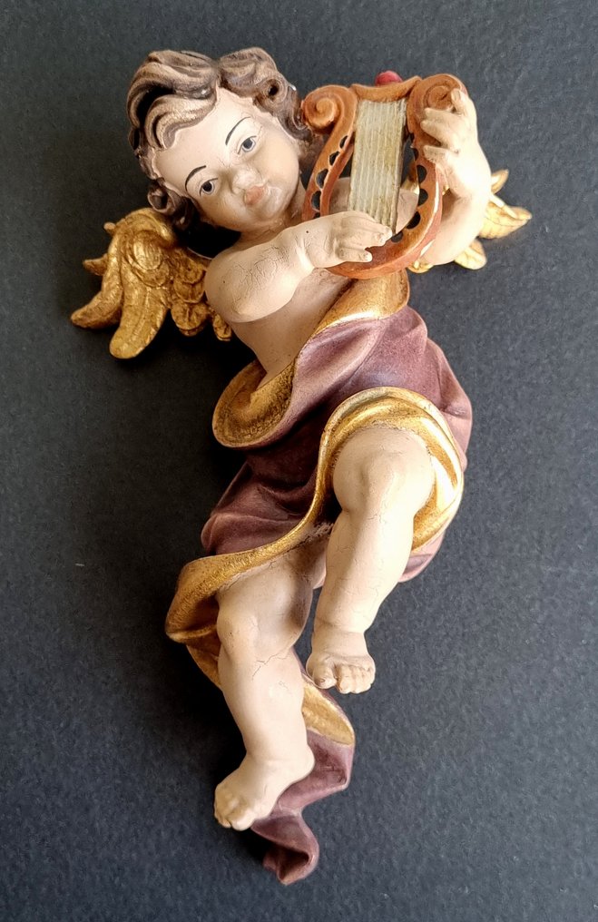 Statuetta - Südtirol Engel Putte ca. 19 cm - Legno #1.0
